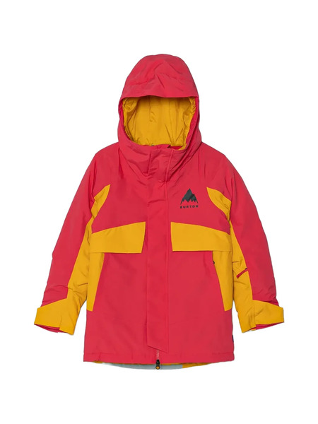  Burton Hooded Panelled Jacket - Red 