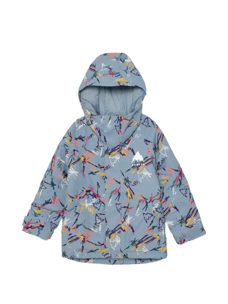  Burton Printed Hooded Jacket - Blue 