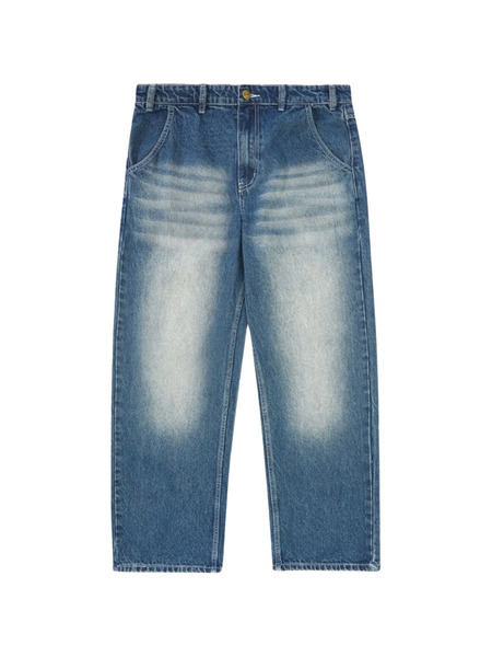  Butter Goods Logo-embroidered Jeans - Blue 