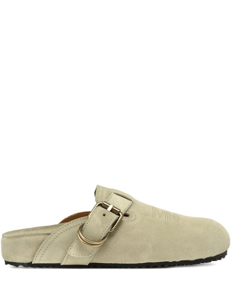  Buttero Buckle-strap Mules - Neutrals 