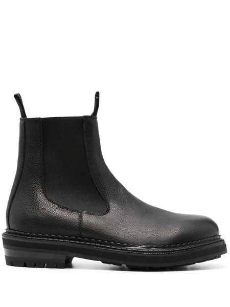  Buttero Cargo Leather Chelsea Boots - Black 