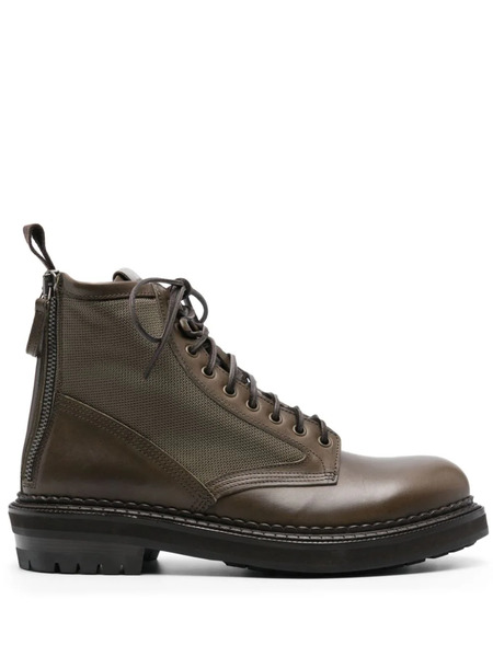  Buttero Cargo Panelled Ankle Boots - Green 