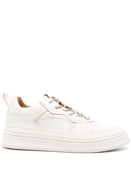  Buttero Circolo Leather Sneakers - White 