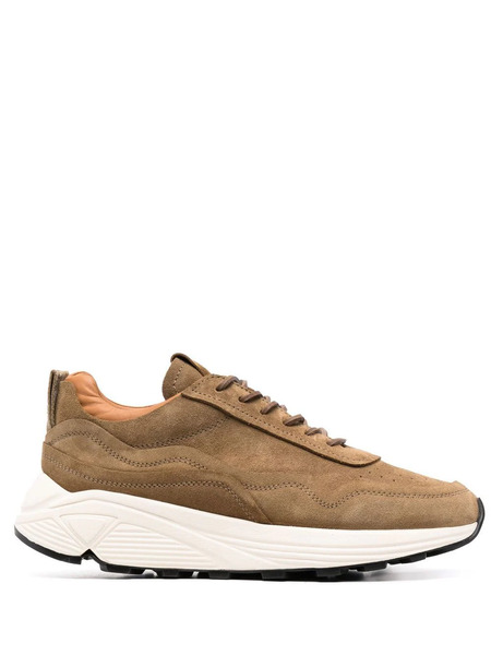  Buttero Colour-block Suede Trainers - Neutrals 