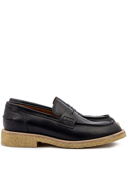  Buttero Leather Loafers - Black 