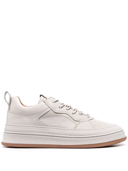  Buttero Leather-panelled High-top Sneakers - Grey 