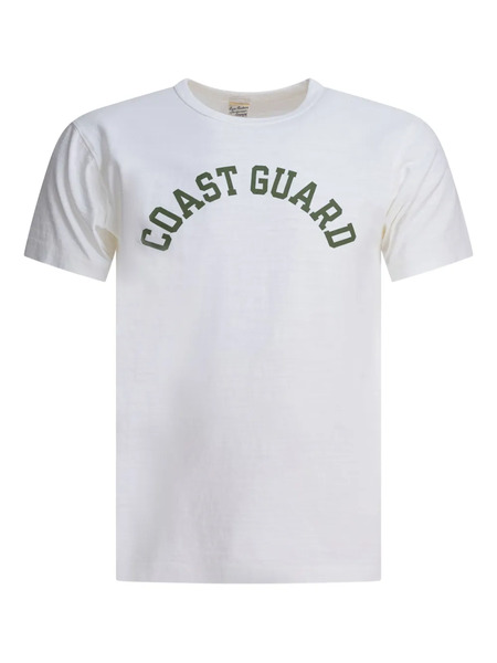  Buzz Ricksons Coast Guard Print T-shirt - White 