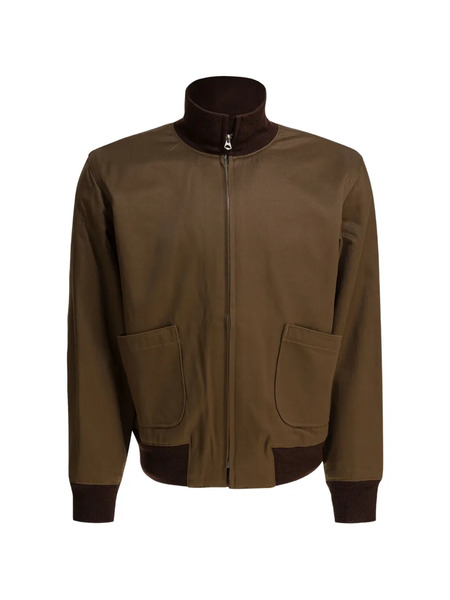  Buzz Ricksons Patch-pocket Bomber Jacket - Brown 
