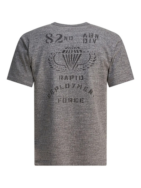  Buzz Ricksons Printed Crew-neck T-shirt - Grey 