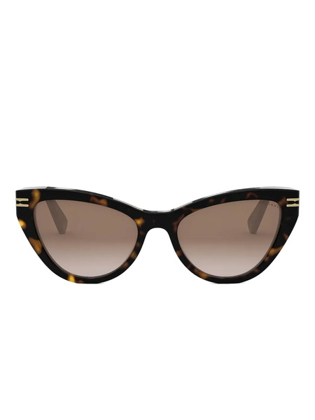  Bvlgari B.zero1 Tortoiseshell-effect Cat-eye Sunglasses - Brown 