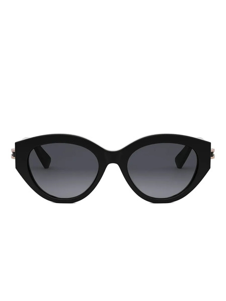  Bvlgari Oval Sunglasses - Black 