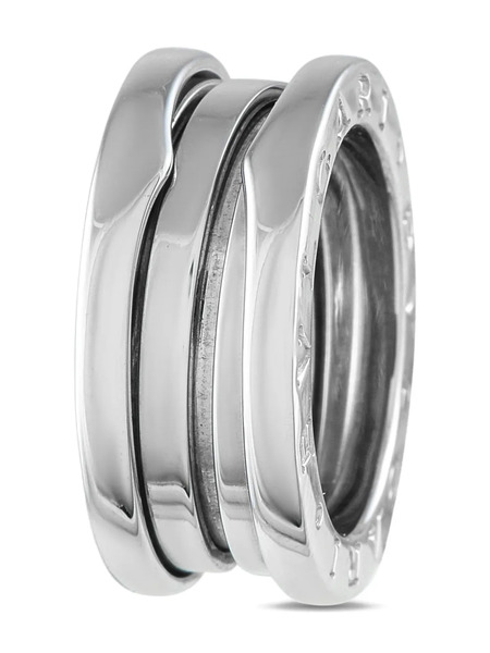  Bvlgari Pre-owned 18k White Gold B.zero1 Ring - Silver 