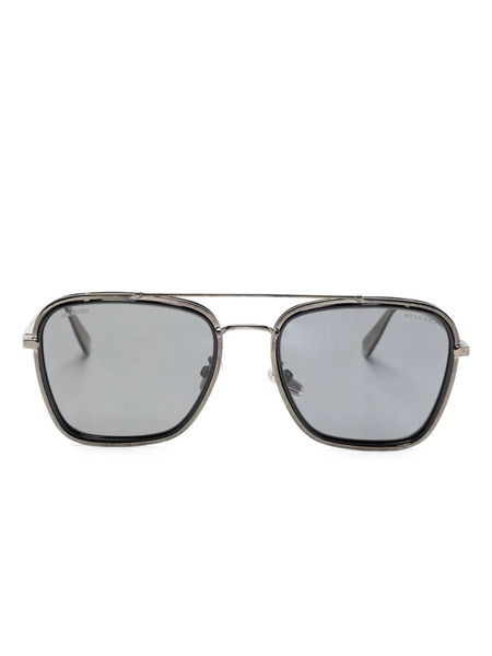  Bvlgari Pre-owned Pilot-frame Sunglasses - Silver 