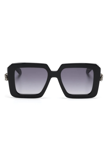  Bvlgari Serpenti Oversize Sunglasses - Black 