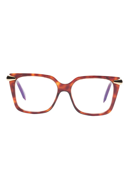  Bvlgari Square-frame Glasses - Brown 