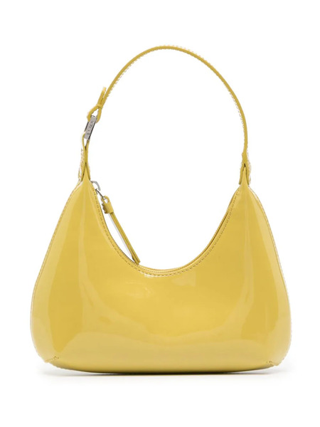  By Far Baby Amber Patent Leather Shoulder Bag - Green 