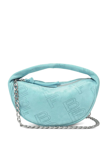  By Far Cush Perforated Chain Baby Bag - Blue 