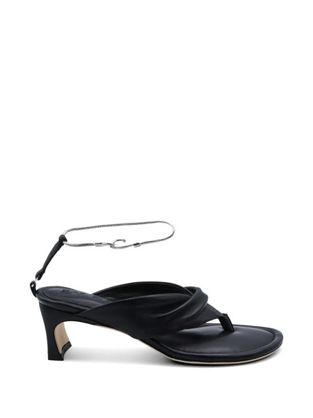  By Far Dasha Twisted Sandals - Black 