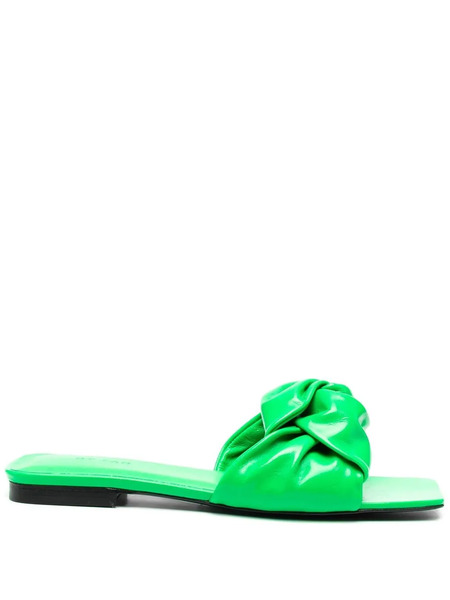  By Far Lima Open-toe Sandals - Green 