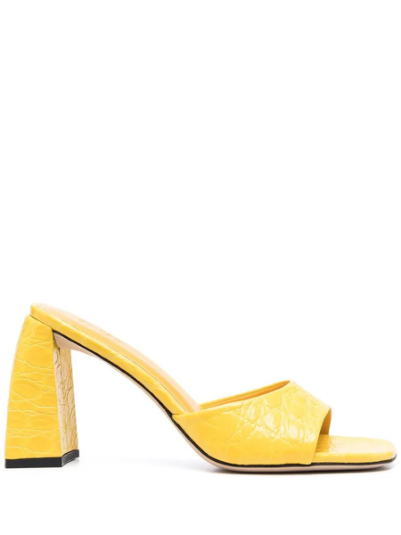  By Far 95mm Romy Sandals - Yellow 