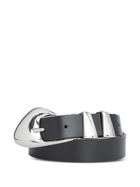  By Far Moore Metal-buckle Belt - Black 