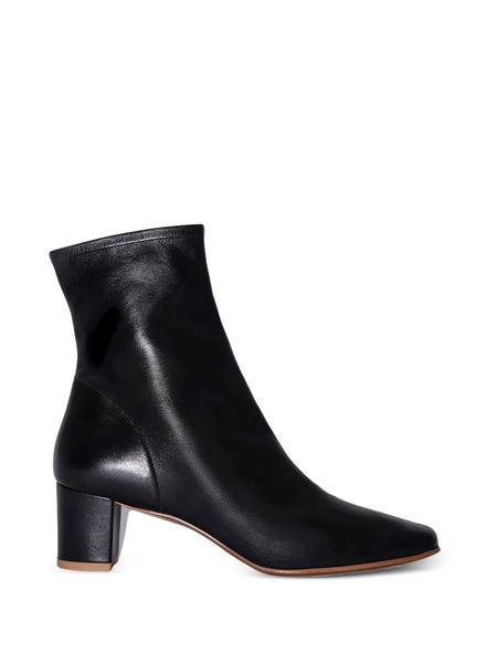  By Far Sofia Square-toe Block-heel Boots - Black 