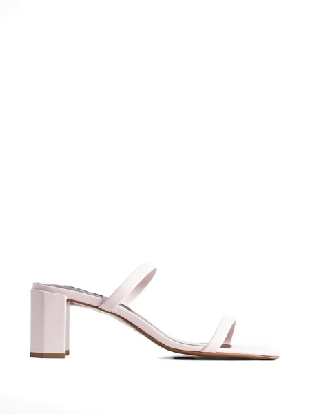  By Far Tanya Square-toe Sandals - Pink 