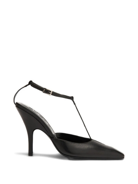  By Far Tara Square-toe Pumps - Black 