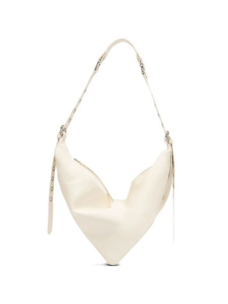  By Far Trayana Leather Cross Body Bag - Neutrals 