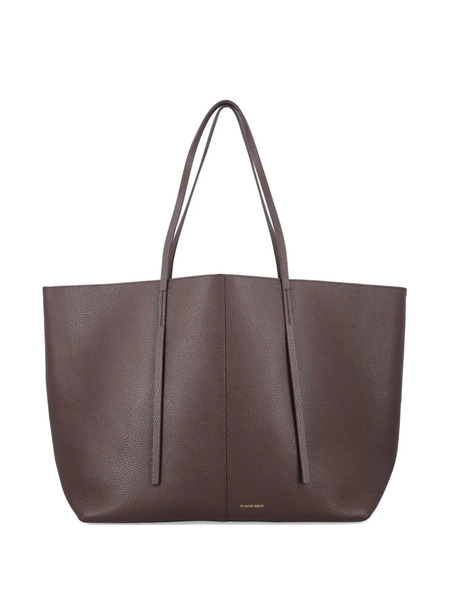  By Malene Birger Abilla Leather Tote Bag - Brown 