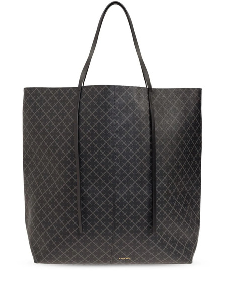  By Malene Birger Abrille Printed Tote Bag - Black 