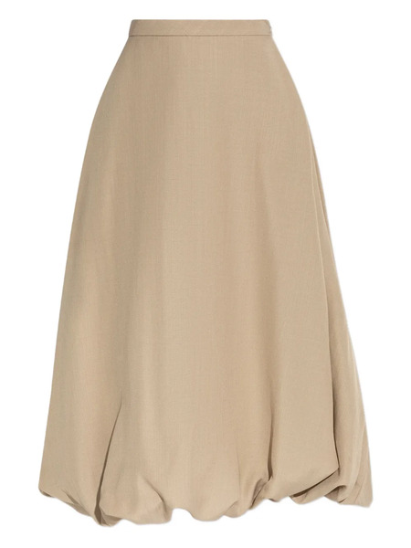  By Malene Birger Aubrey Balloon-hem Maxi Skirt - Neutrals 
