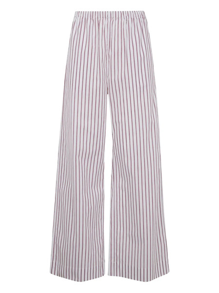  By Malene Birger Cabello Striped Trousers - White 