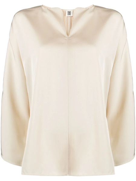  By Malene Birger Calias V-neck Blouse - Neutrals 