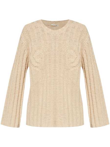  By Malene Birger Cirra Ribbed Knit Sweater - Neutrals 