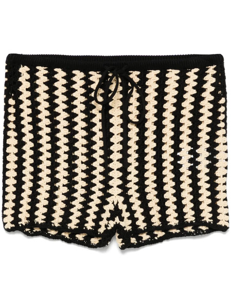 By Malene Birger Crochet Shorts - Black 