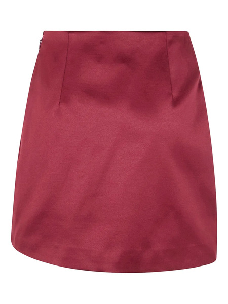  By Malene Birger Draped Mini Skirt - Red 