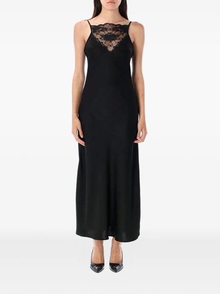  By Malene Birger Libbie Lace-insert Maxi Dress - Black 