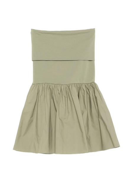  By Malene Birger Marcia Strapless Ruffled Dress - Green 