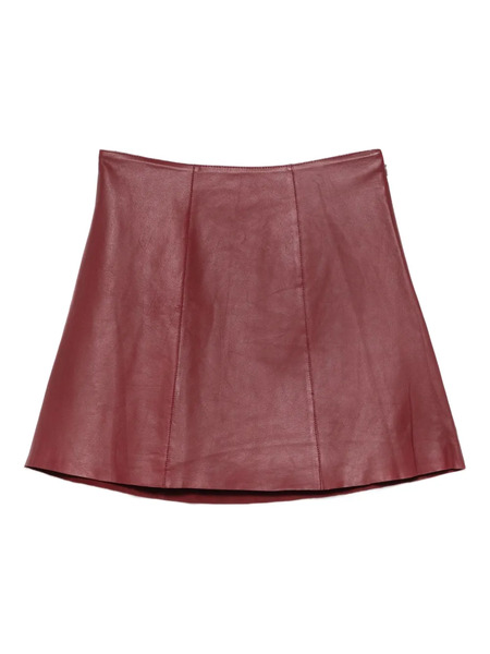  By Malene Birger Namia Panelled Mini Skirt - Red 