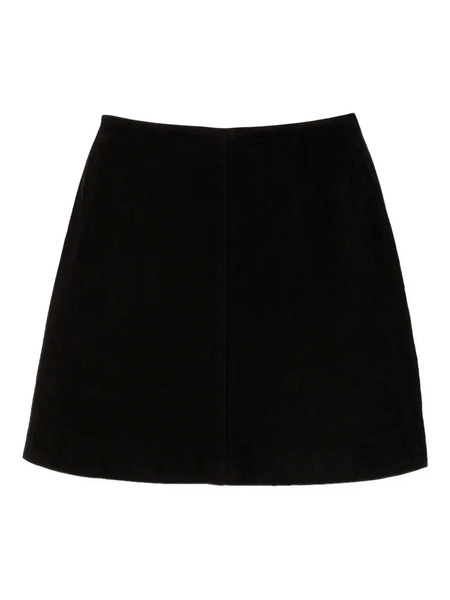  By Malene Birger Nola Suede Mini Skirt - Black 