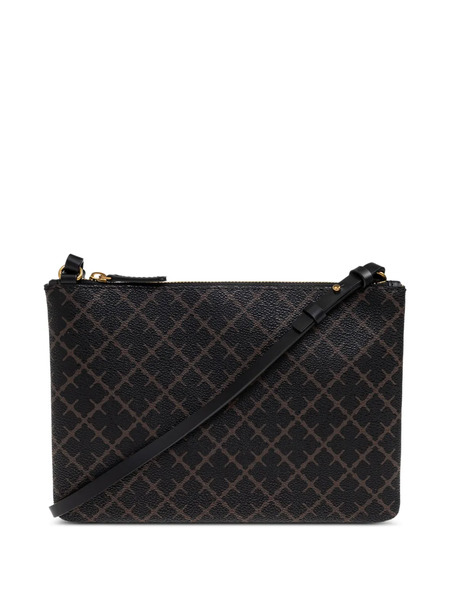  By Malene Birger Patterned Zip Make Up Bag - Black 