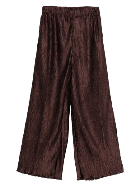  By Malene Birger Plissé-pleated Trousers - Brown 