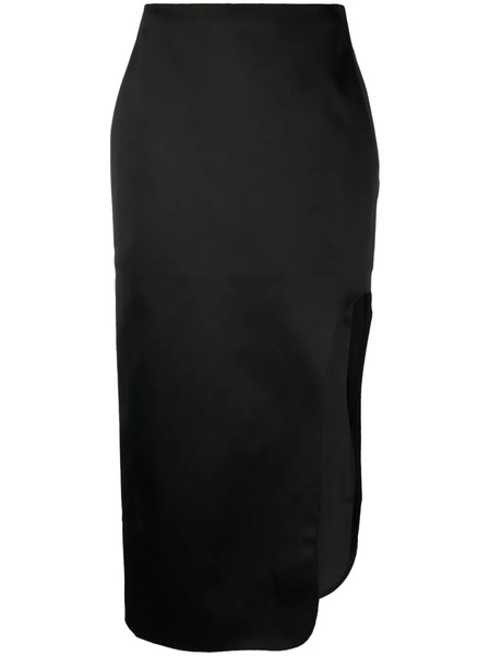  By Malene Birger Wick Side Slit Maxi Skirt - Black 