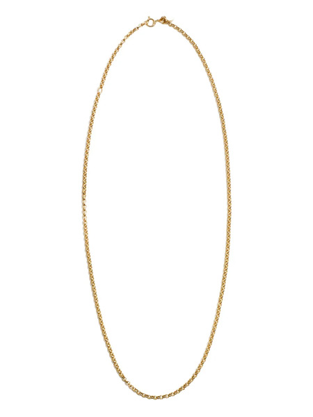  By Pariah 14k Yellow Gold Agate Chain Necklace - Green 