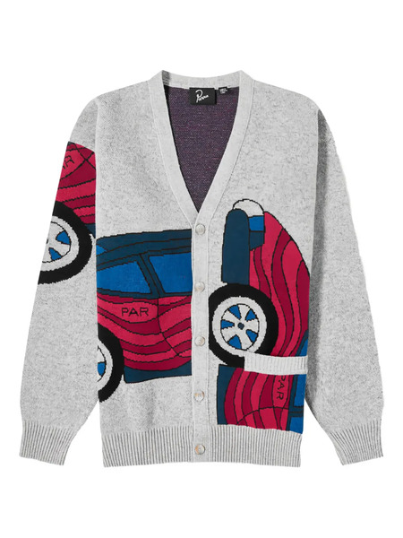  By Parra Knitted Cardigan - Grey 