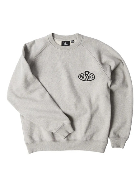  By Parra Legs-logo Crew-neck Sweater - Grey 