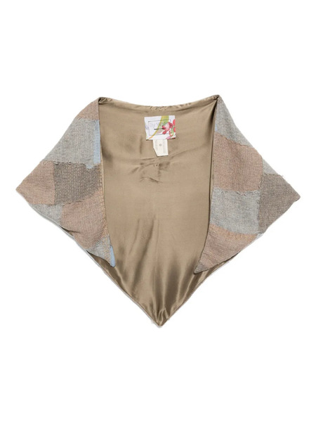  By Walid Cashmere Patchwork Star Shawl - Neutrals 