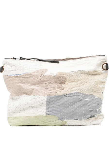  By Walid Embroidered Clutch Bag - White 