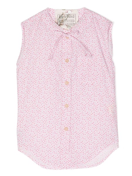  By Walid Floral-print Cotton Top - Pink 